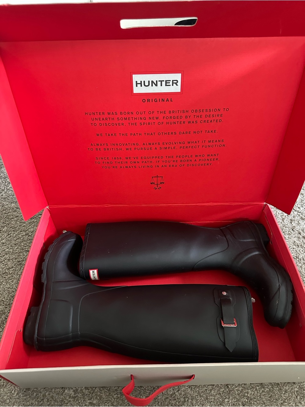 Hunter Original Women’s Tall Black Rain Boots
